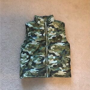 Jeep Kids Green Camo Vest